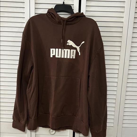 PUMA Men's Chocolate Brown Hoodie - Picture 1 of 4